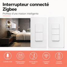 Interrupteur connecte Zigbee maison intelligente