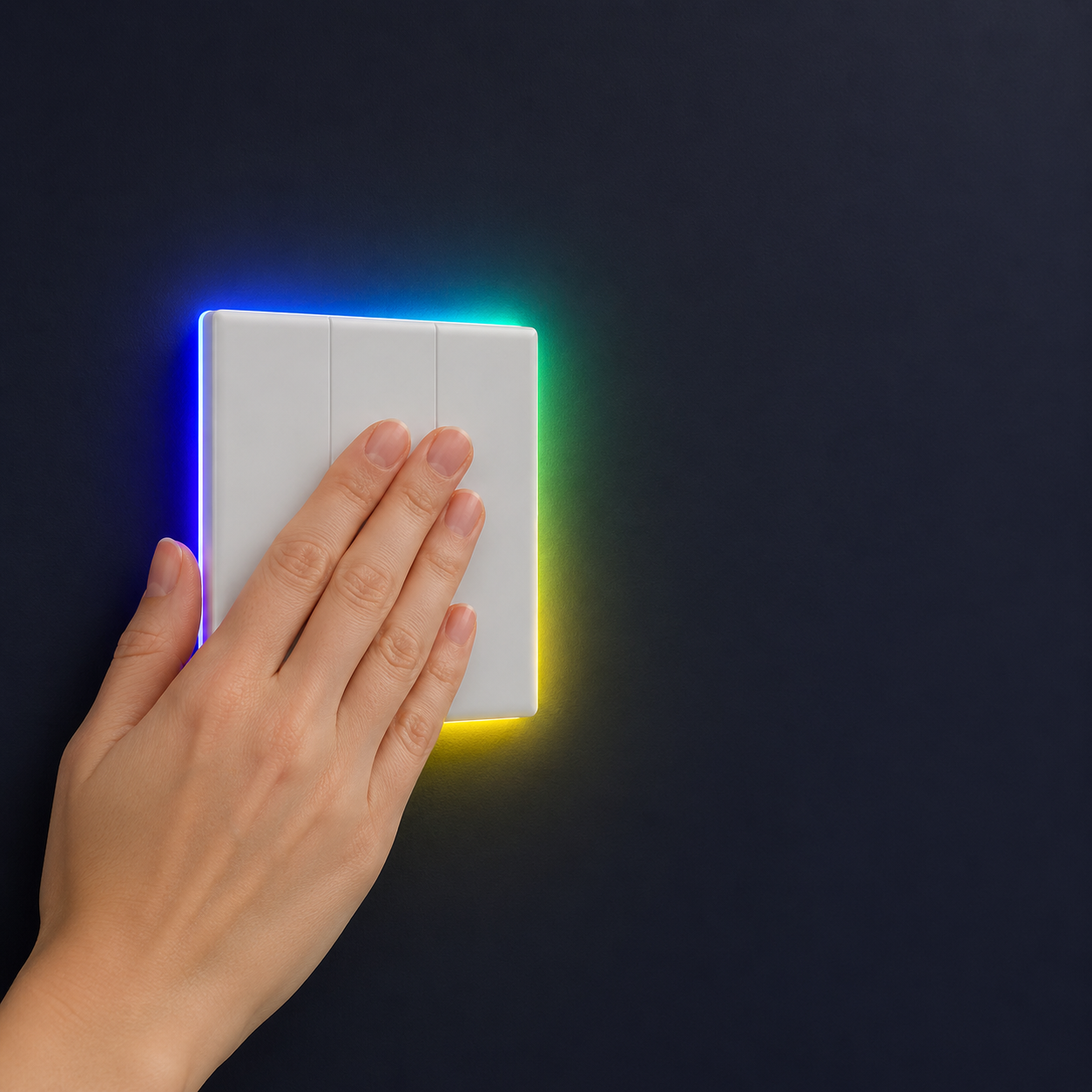 Interrupteur LED RGB avec commande tactile