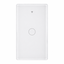 Interrupteur lumiere connecte blanc tactile a 2 boutons