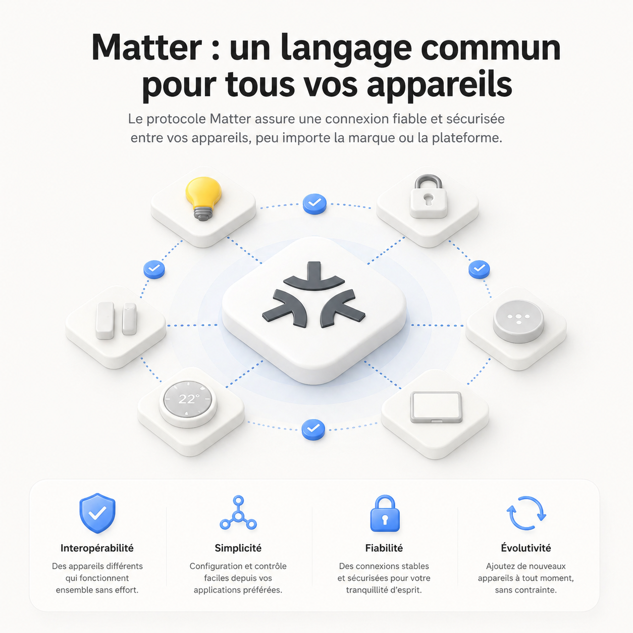 Compatibilite Matter pour interrupteur lumiere connecte