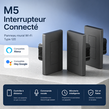 Interrupteur connecte M5 noir