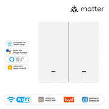 NéoMatter Comfort EU blanc deux canaux avec façade épurée compatible Matter.