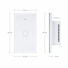Interrupteur Matter dimensions un bouton