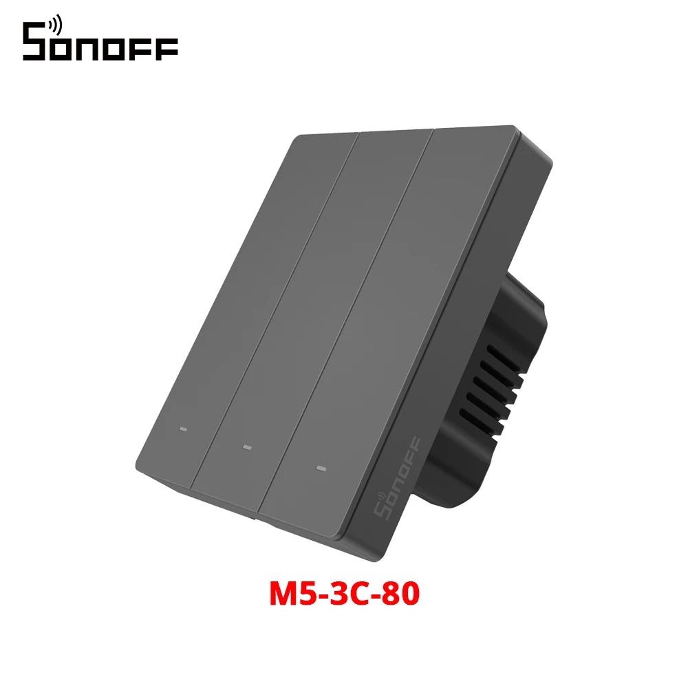 Détail du cadre blanc du NéoSwitch M5 Pro pour finition murale propre.