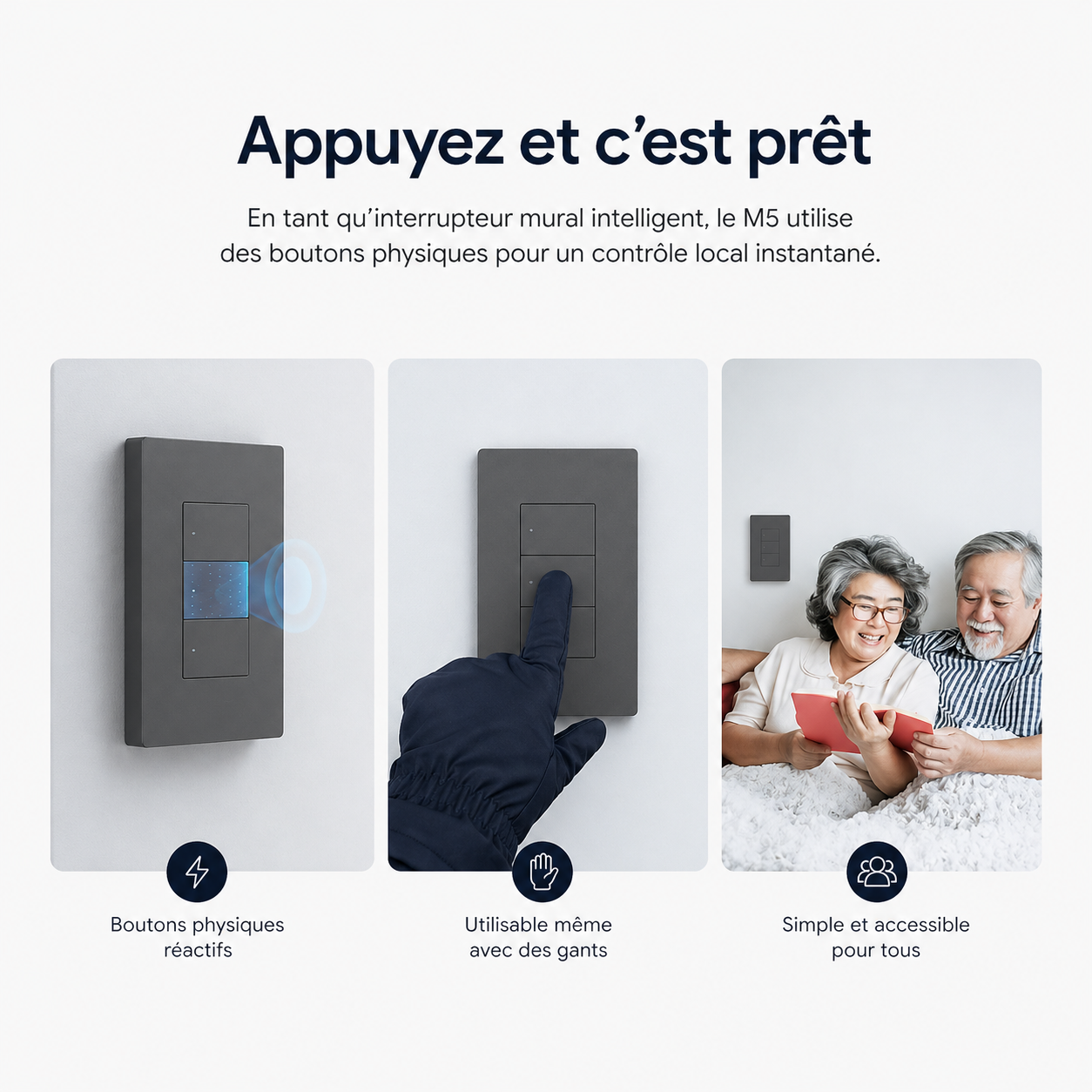Installation simple du NéoSwitch M5 Pro mécanique au format US.