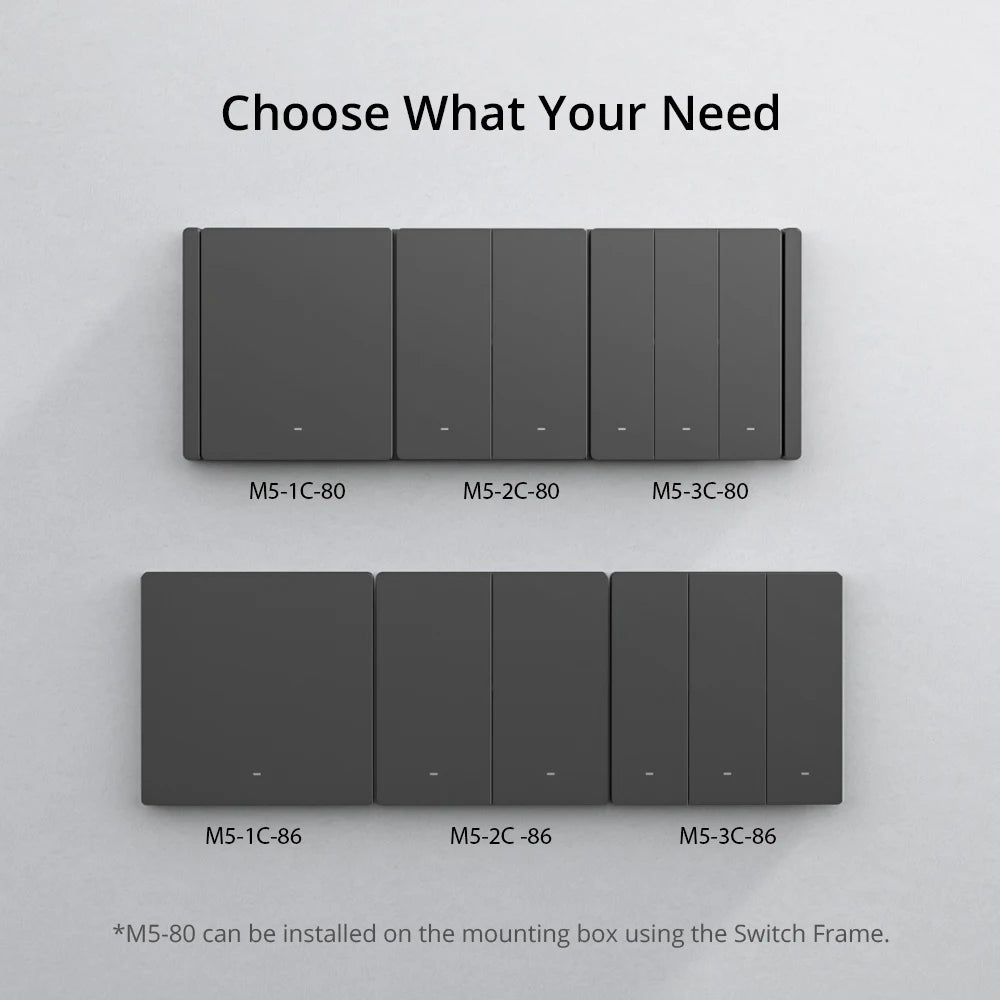 NéoSwitch M5 Pro présenté en versions un, deux et trois canaux.