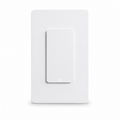 Interrupteur mural intelligent Wi-Fi US 1 touche sur fond blanc