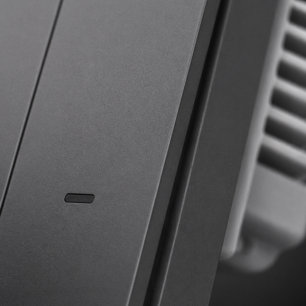 Detail LED interrupteur noir