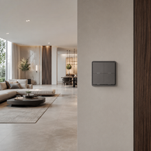NéoScene 4 Comfort noir fixé au mur dans une pièce contemporaine.