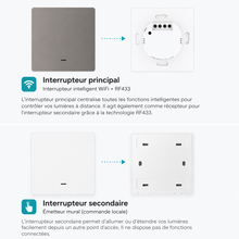 Interrupteur connecte principal et secondaire