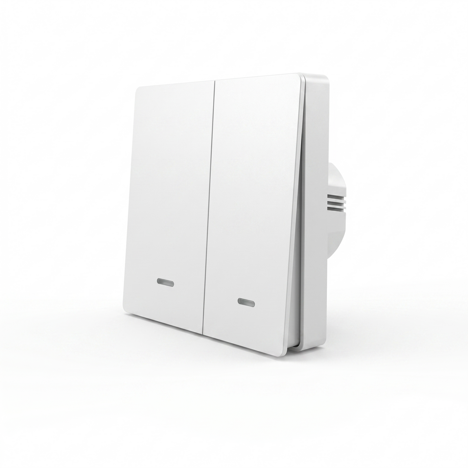 Interrupteur RF433 blanc deux boutons