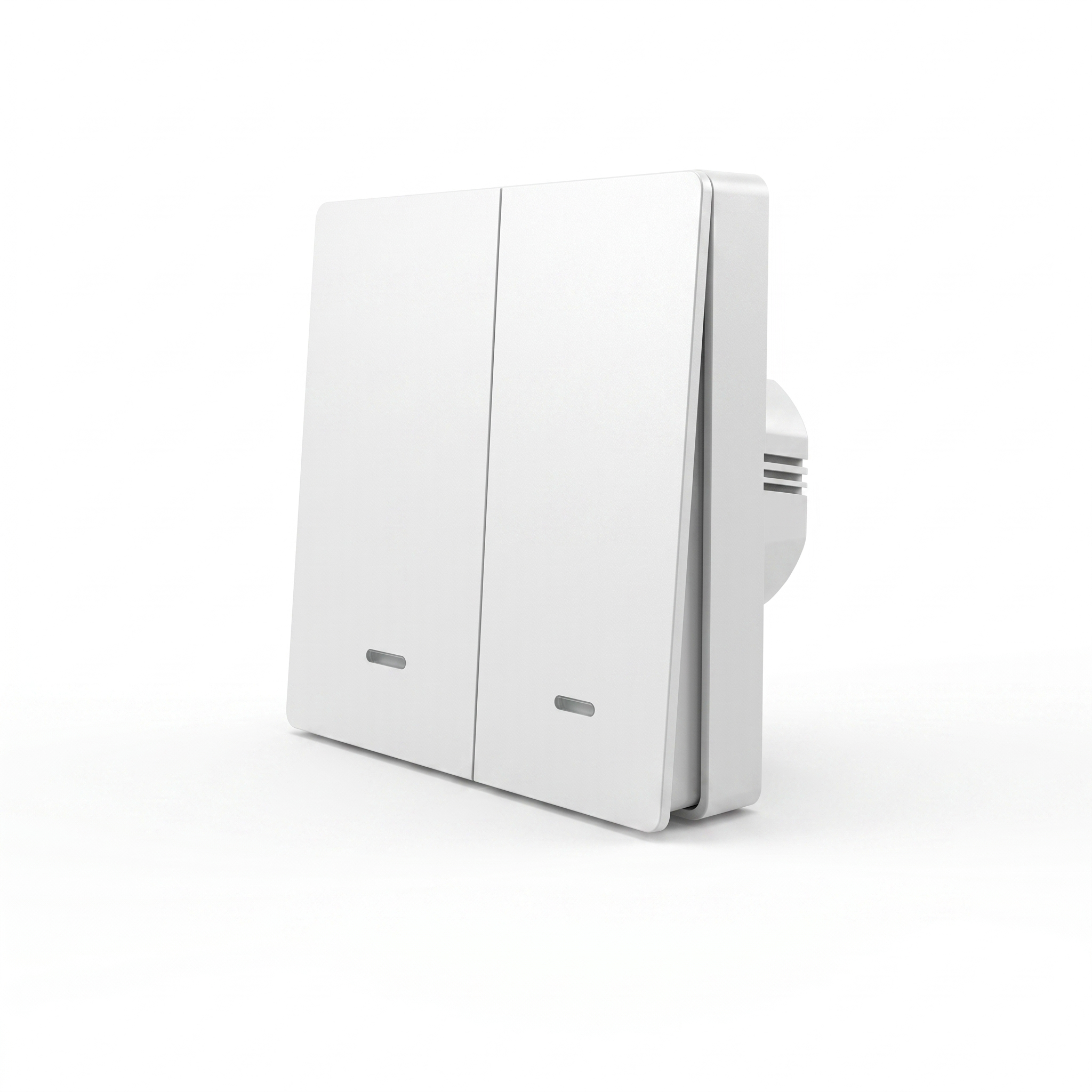 Interrupteur RF433 blanc deux boutons