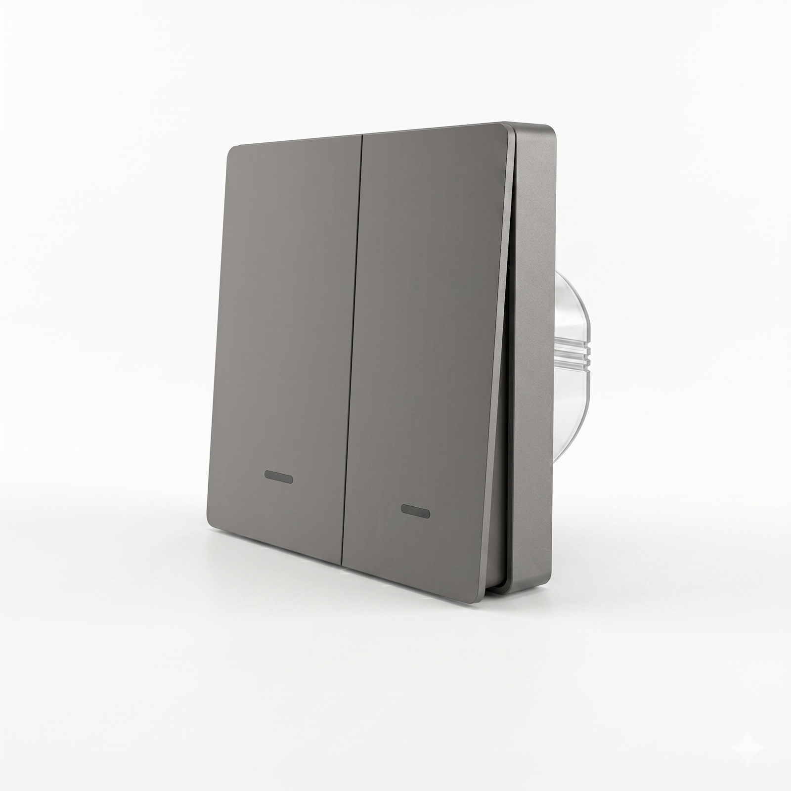 Interrupteur RF433 gris angle