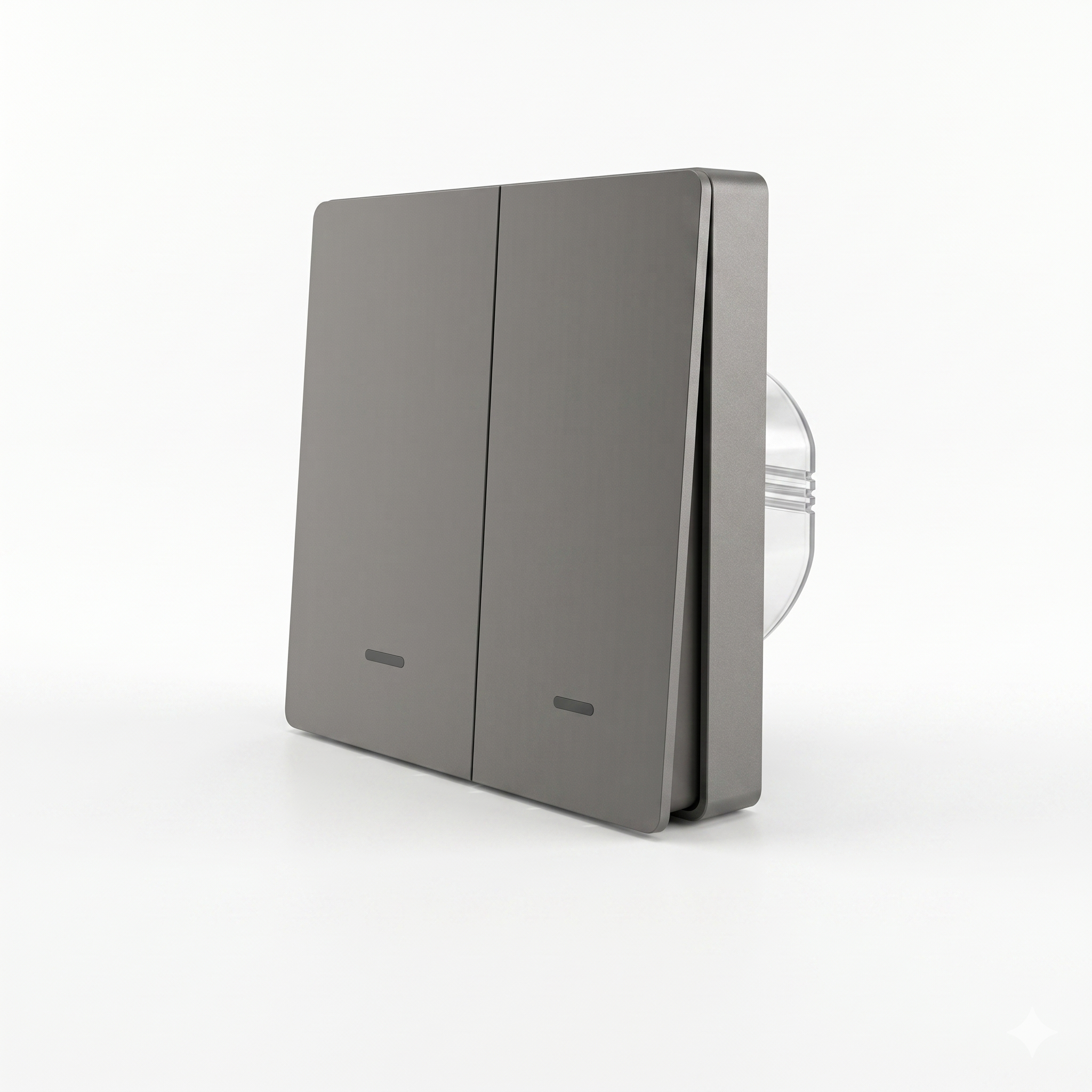 Interrupteur RF433 gris angle