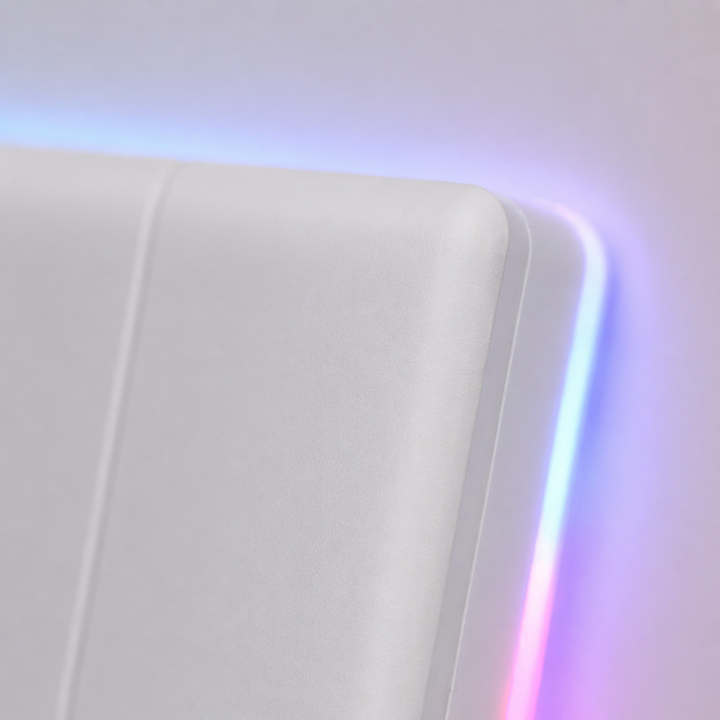 Interrupteur RGB detail bord lumineux