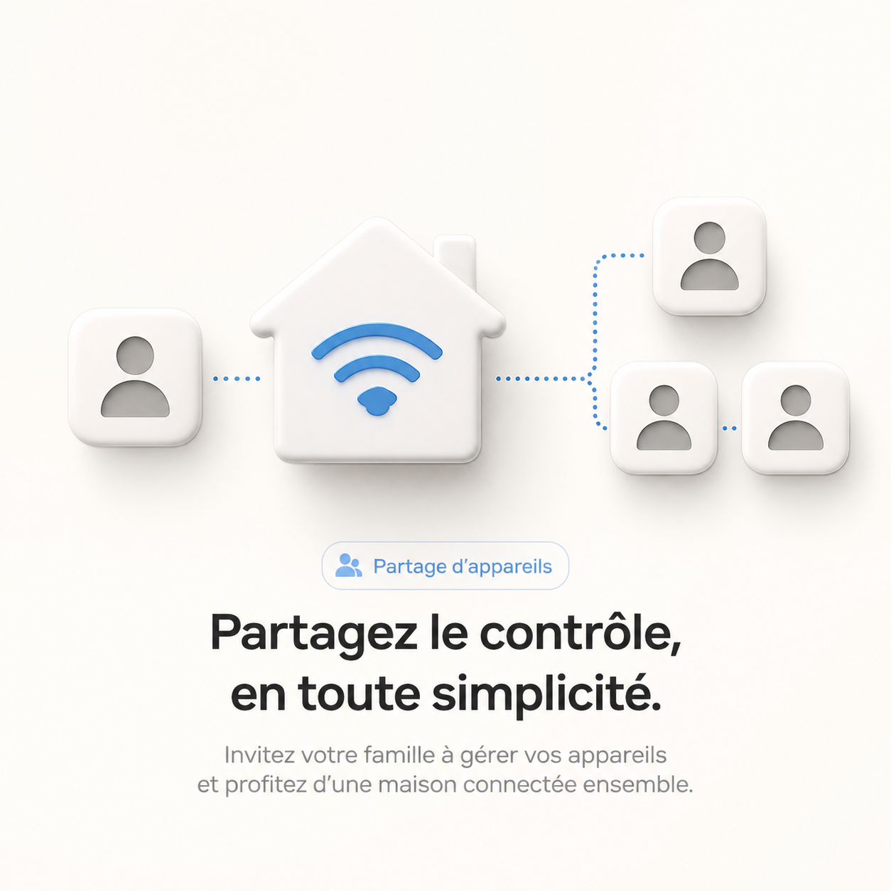 Interrupteur rideau Zigbee, partage du controle en toute simplicite.