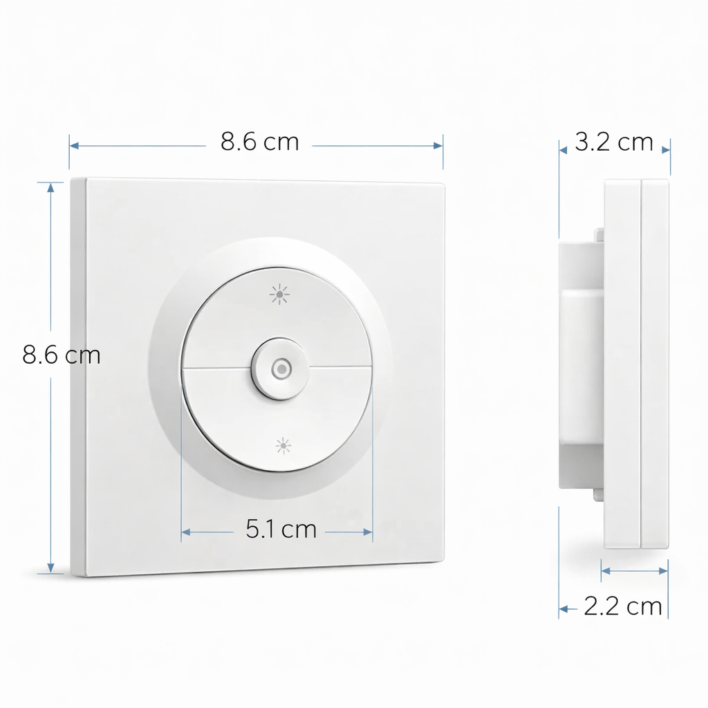 Interrupteur rond dimensions Pro