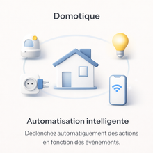Interrupteur rond domotique automatisation