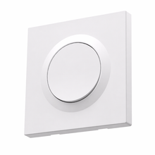 Interrupteur rond face blanche