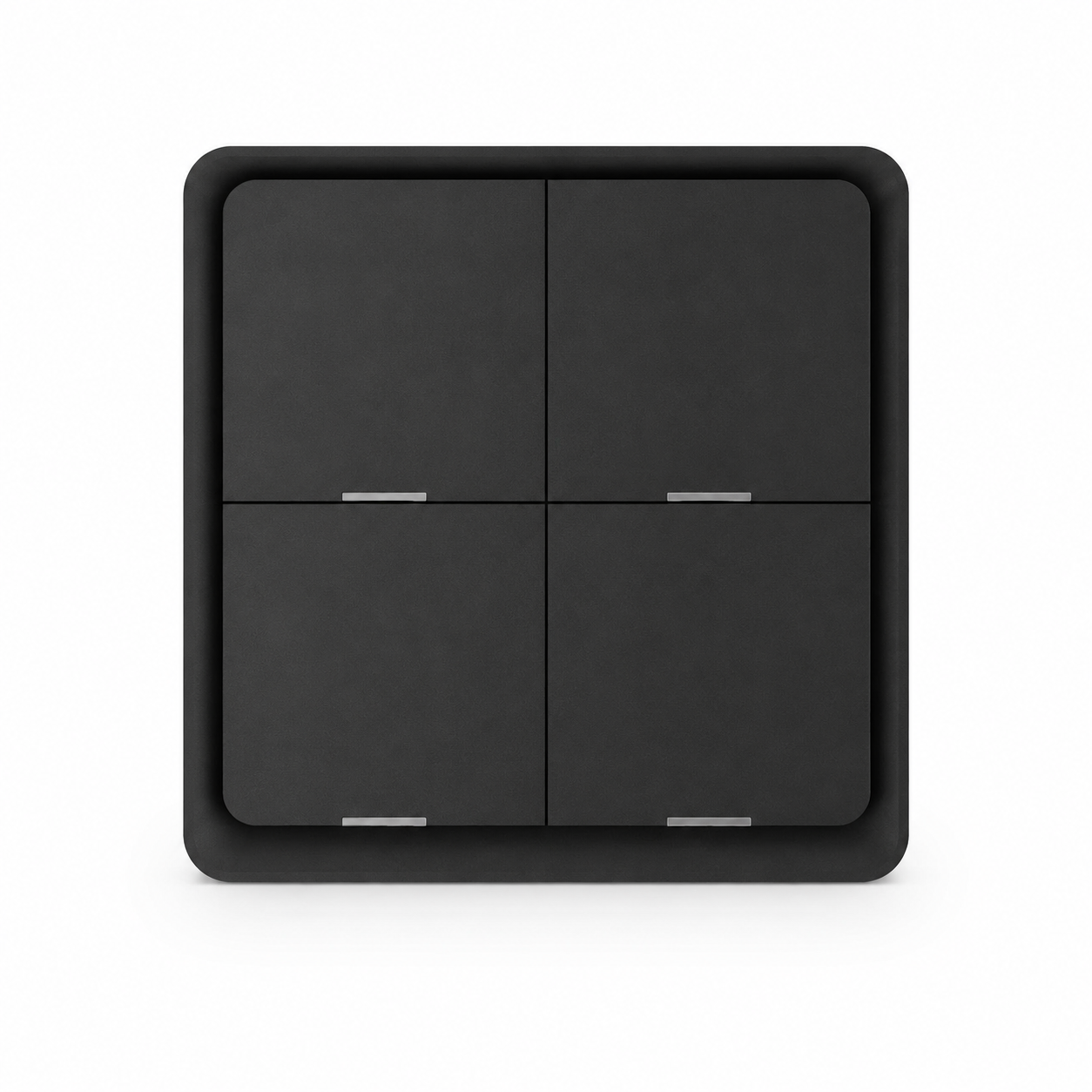 NéoScene 4 Comfort noir quatre canaux avec boutons carrés et voyants discrets.