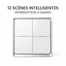 Interrupteur scene quatre gangs douze scenes