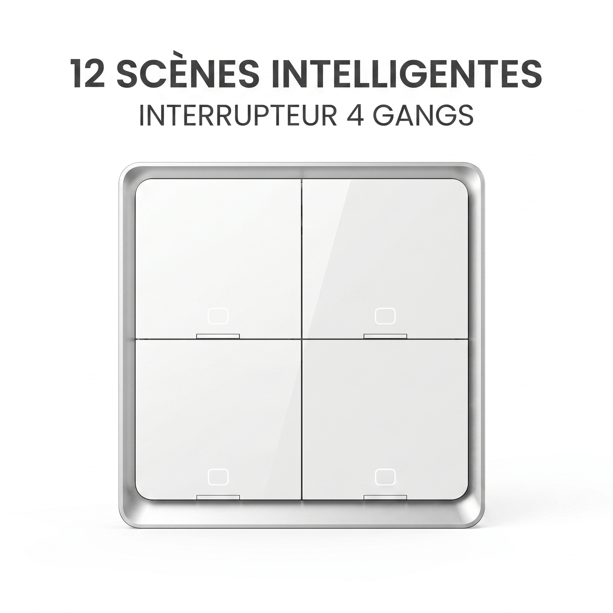 Interrupteur scene quatre gangs douze scenes