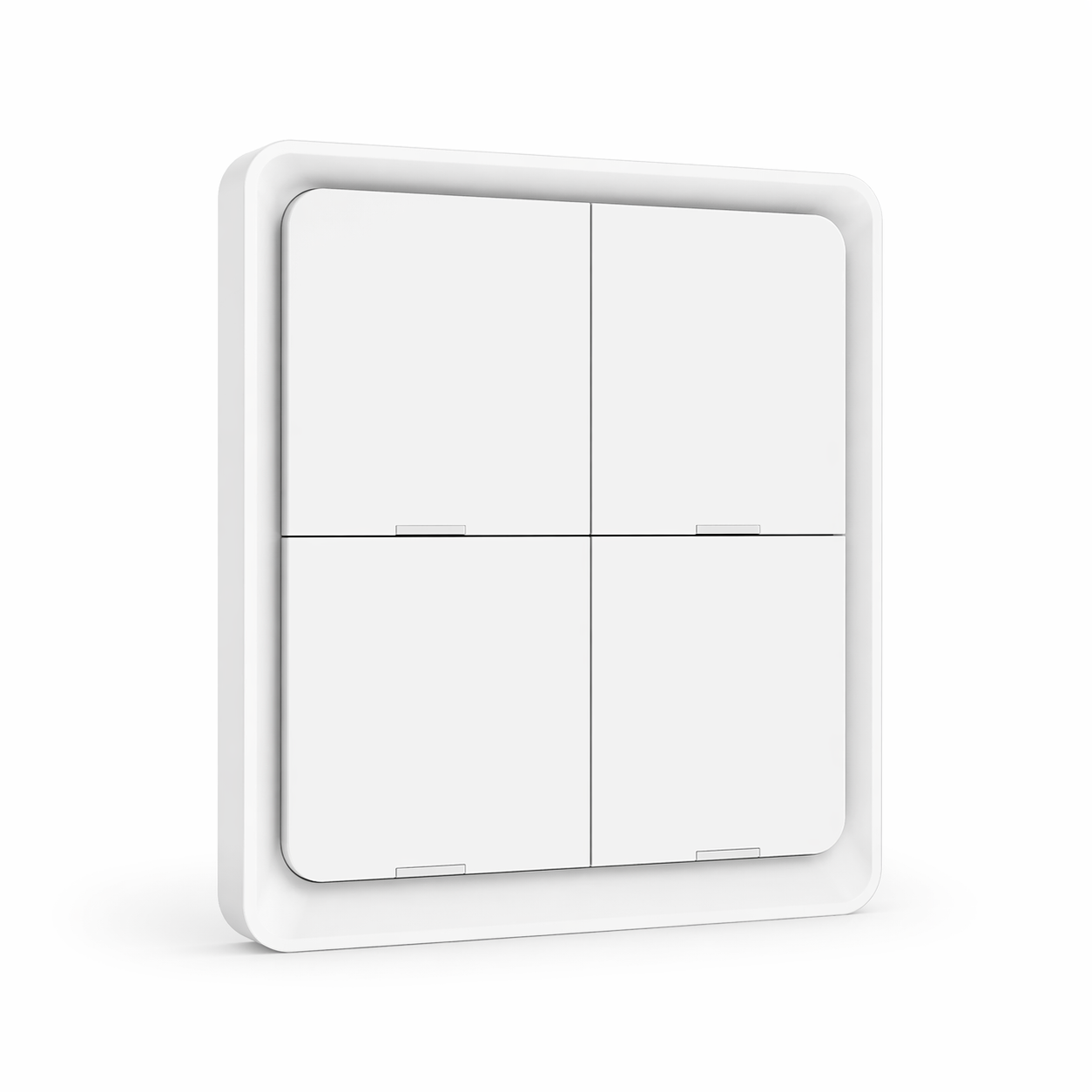Interrupteur scene Zigbee blanc quatre boutons