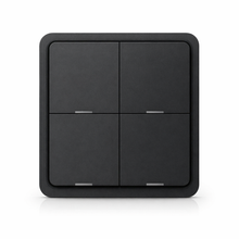 Interrupteur scene Zigbee noir quatre touches