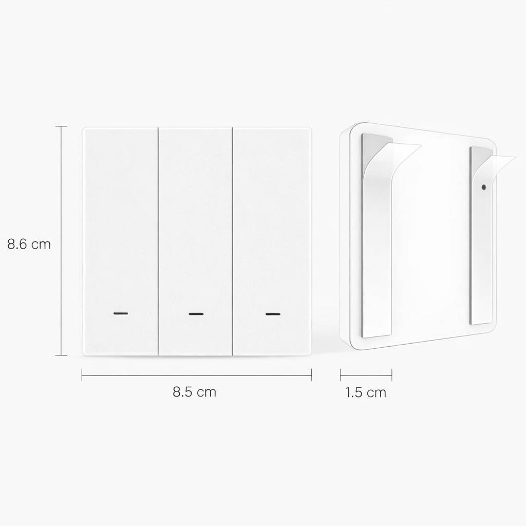 Interrupteur scene Zigbee dimensions
