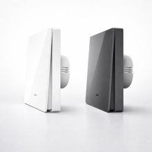 Interrupteur simple profils noir et blanc