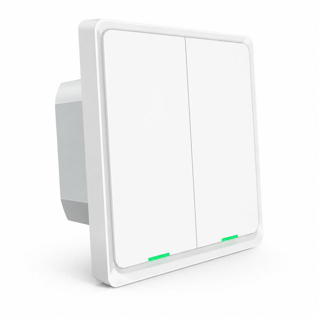 Vue détaillée du NéoSoft Bluetooth Comfort blanc deux canaux tactile ultra-silencieux.