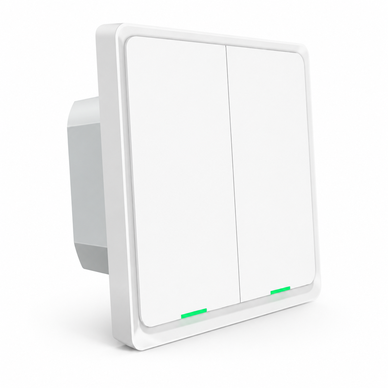 Vue détaillée du NéoSoft Bluetooth Comfort blanc deux canaux tactile ultra-silencieux.