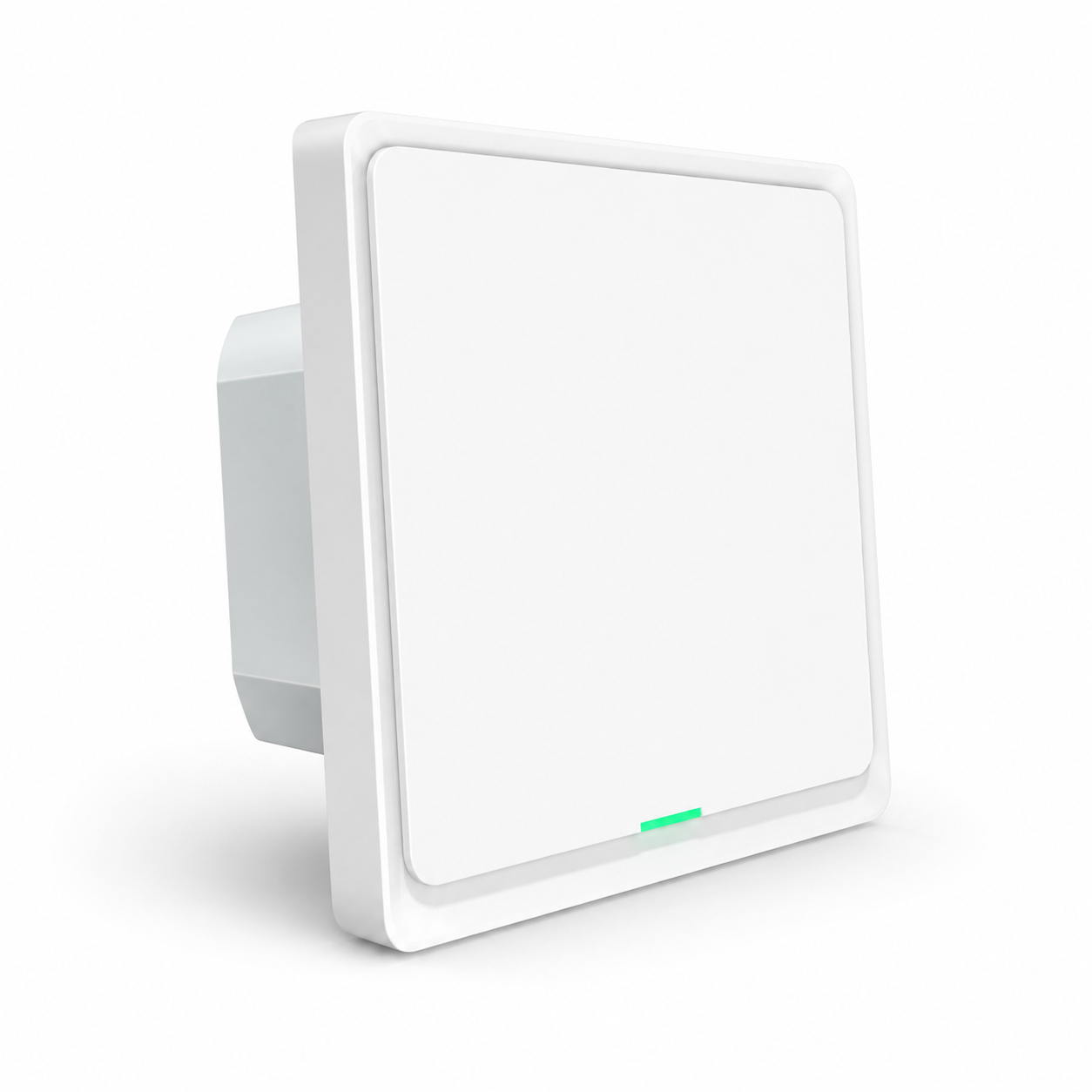 NéoSoft Bluetooth Comfort blanc un canal avec façade tactile murale élégante.