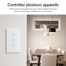 Finition premium en verre du NéoTouch Glass T2 Pro tactile.