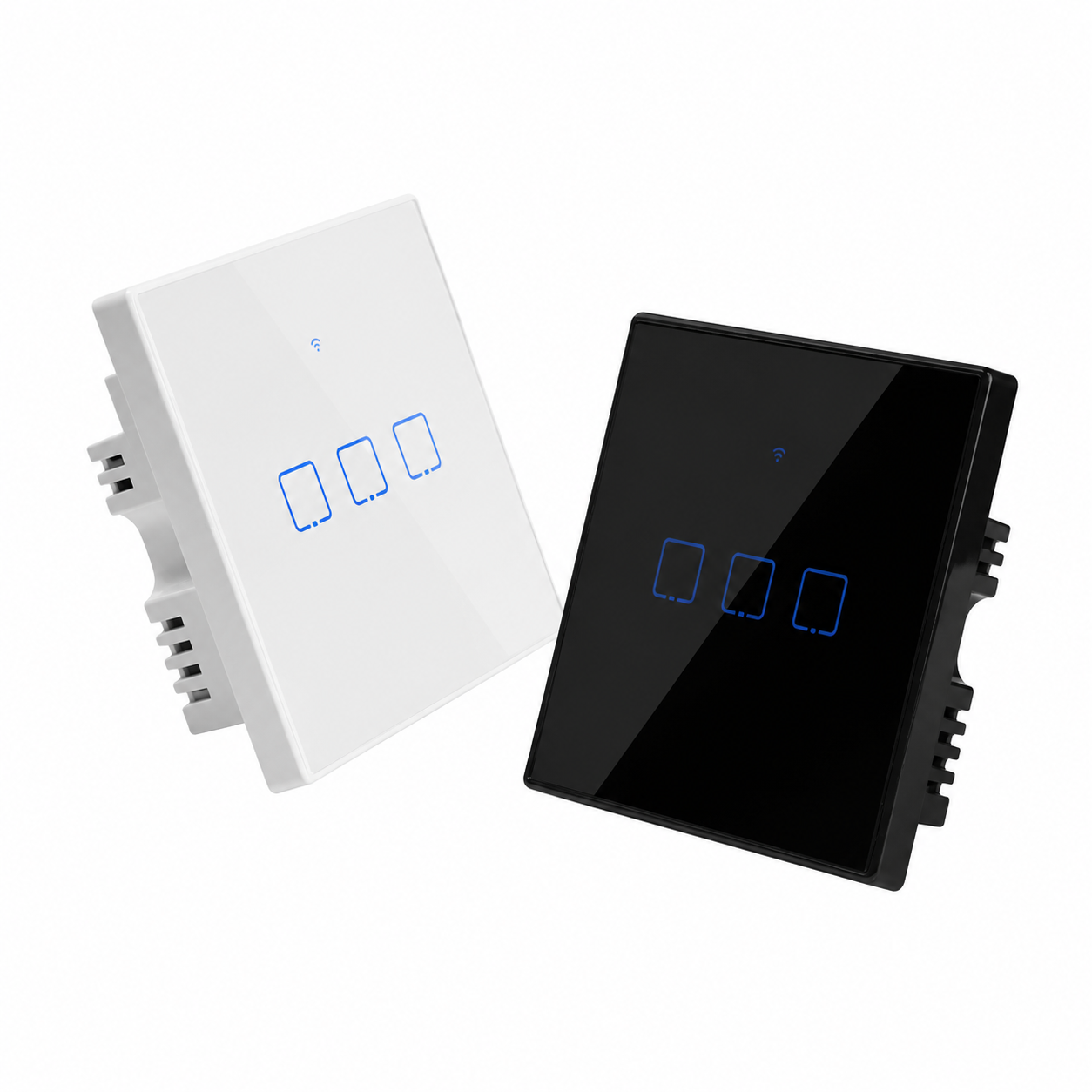 NéoTouch Glass T2/T3 Pro en verre tactile WiFi et RF433 au standard UK.