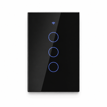 NéoGlass Switch Comfort blanc un canal avec façade tactile en verre.