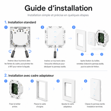 Interrupteur volet connecte, guide d installation murale.