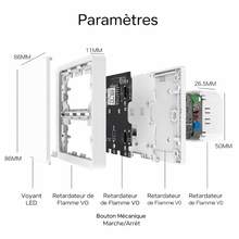 Interrupteur volet parametres