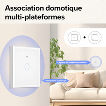 Interrupteur WiFi association domotique multi plateformes