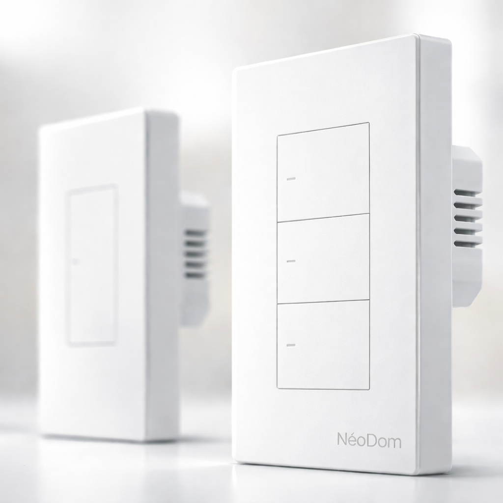 Interrupteur WiFi blanc boitier