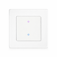 Interrupteur Wi-Fi Blanc Pur à deux canaux NéoGrid Essential.