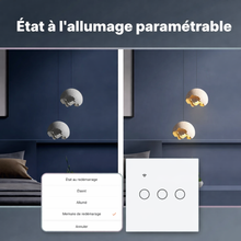 Interrupteur WiFi etat allumage parametrable
