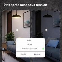 Interrupteur WiFi etat apres mise sous tension