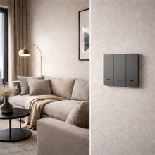 Interrupteur WiFi gris trois boutons