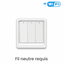 Interrupteur WiFi fil neutre requis trois boutons