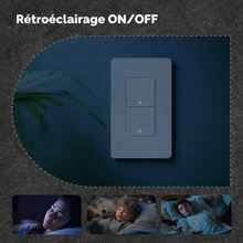 Interrupteur WiFi retroeclairage on off
