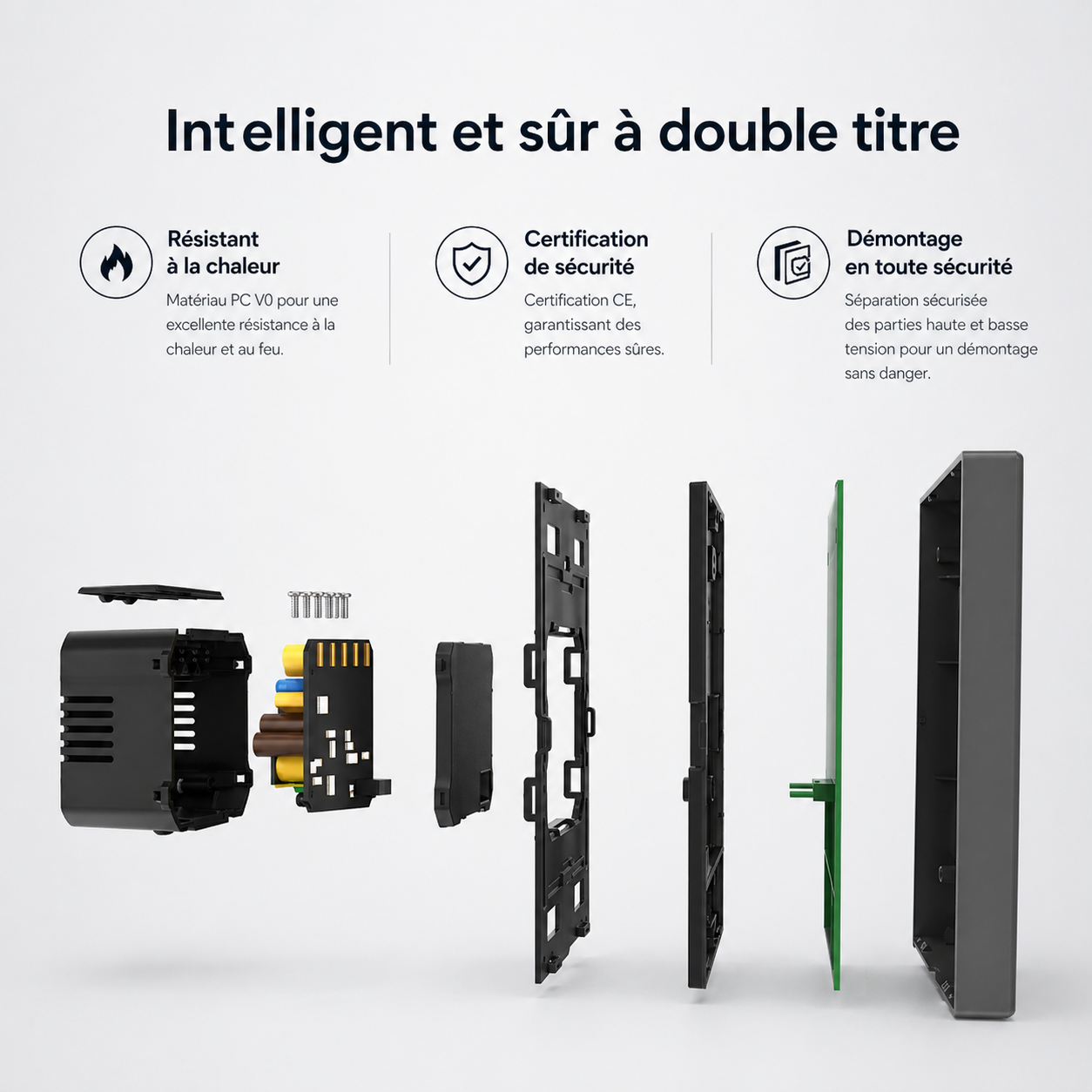 Securite et composants interrupteur WiFi