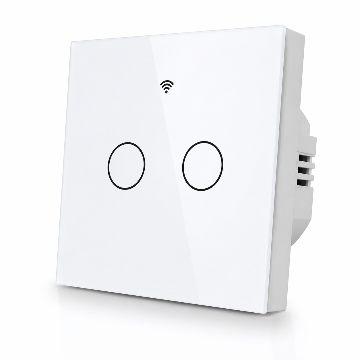 Interrupteur WiFi blanc 2 boutons
