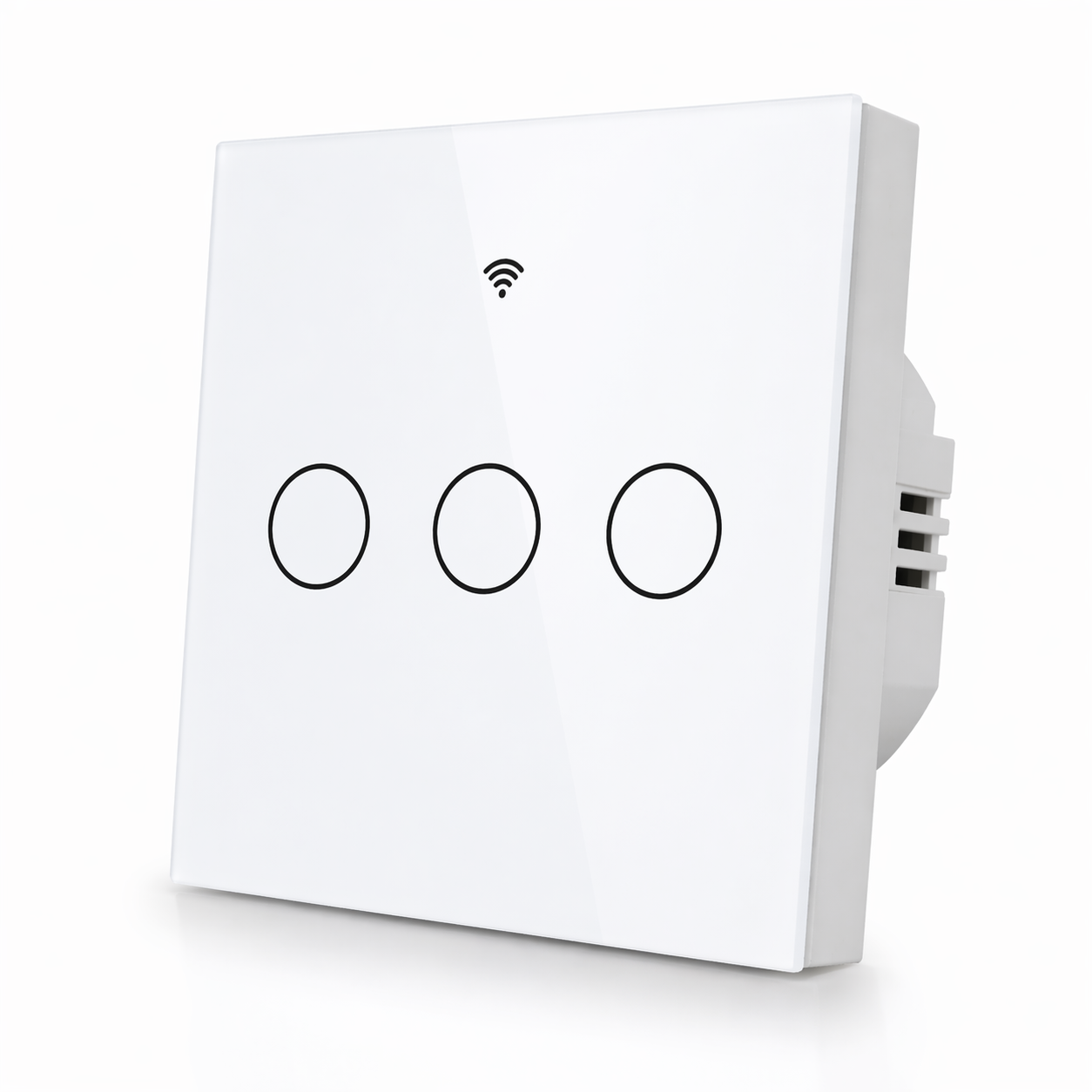 Interrupteur WiFi blanc 3 boutons