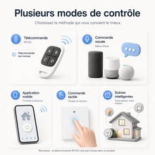Modes de controle interrupteur WiFi